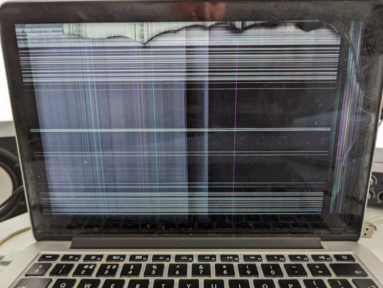 Broken screen on my laptop